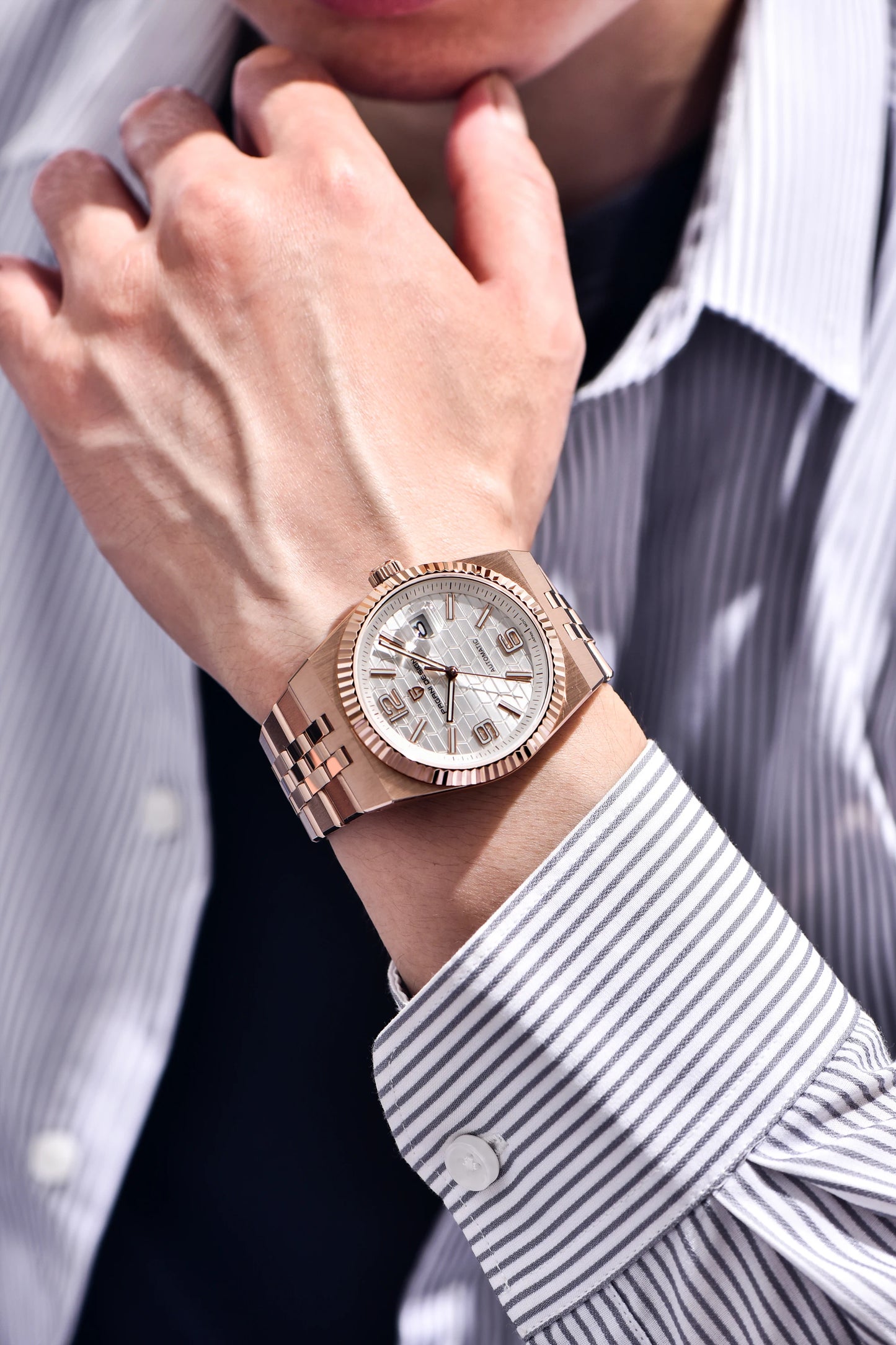 PAGANI DESIGN Watches Luxury Retro Mechanical Watches For Men Sapphire Glass New Waterproof Luminous Stainless Steel Men's Watch