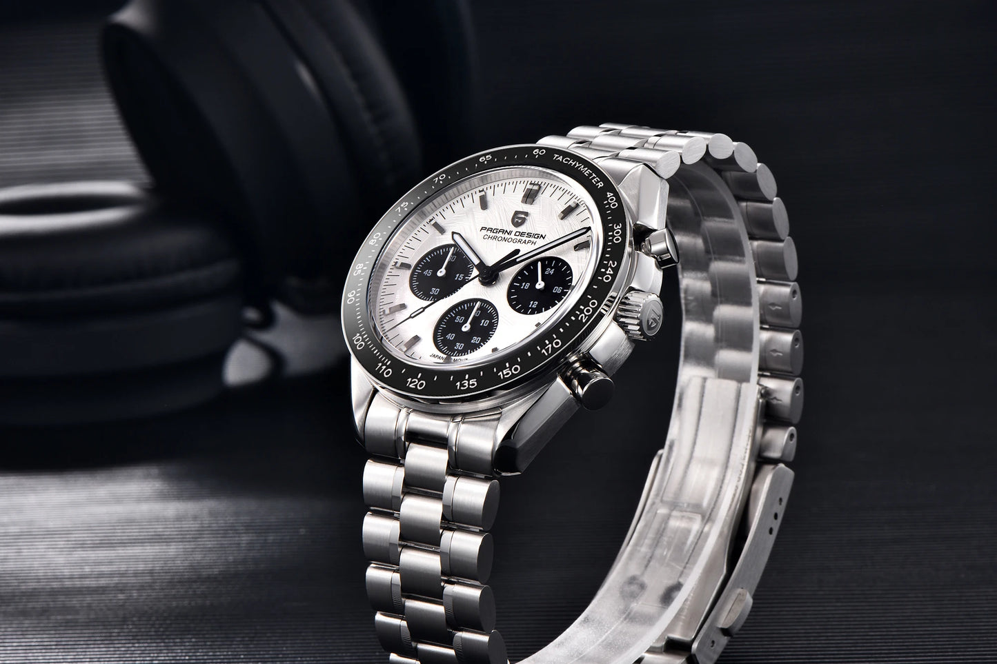 2026 New PAGANI DESIGN V5 Moon Men's Watches Top Luxury Quartz Watch For Men Chronograph Waterproof Sport Stainless Steel Clock