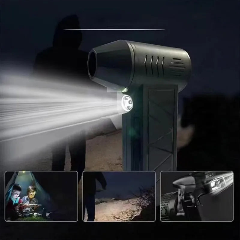 Turbo Jet Blower 130000RPM Powerful Air Blower Brushless Motor Turbo Fan Jet Fan Cleaning Air Duster Blower Air Puissant Tool