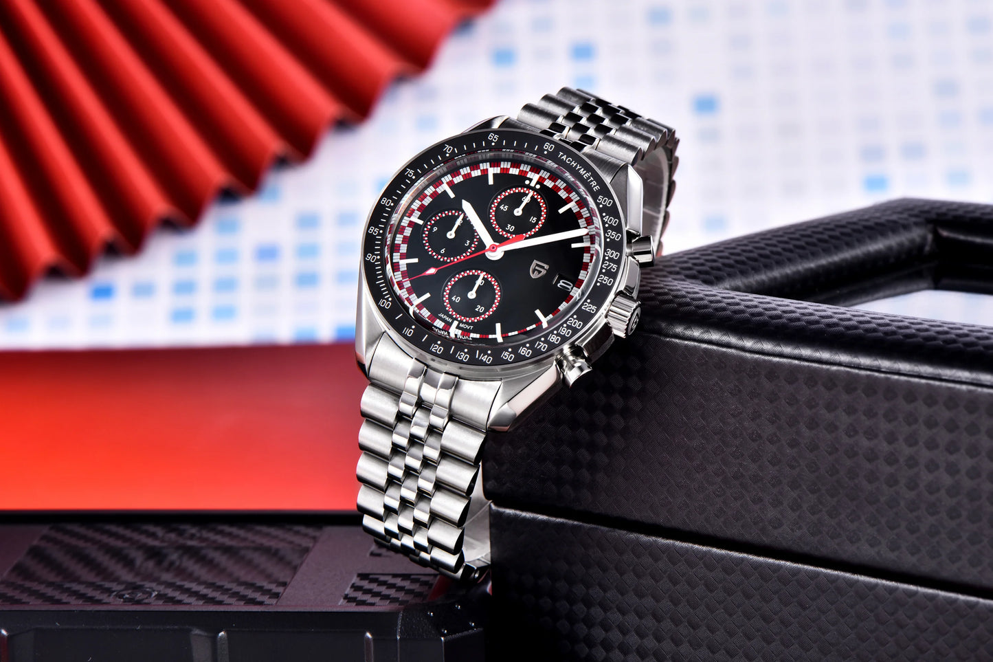 PAGANI DESIGN 2026 New Men's Watches Sport Quartz Watch For Men Racing Chronograph Waterproof AR Sapphire crystal Wristwatch Men