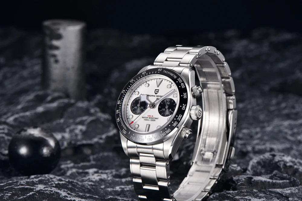 Pagani design Panda retro men's watches 2026 new top business quartz watch men's VK64 chronograph AR Sapphire sports clock reloj