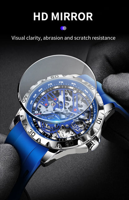 LIGE Top Luxury Automatic Watch For Men Mechanical Watches Men Sports Waterproof Stainless Steel Men Watch Reloj Hombre