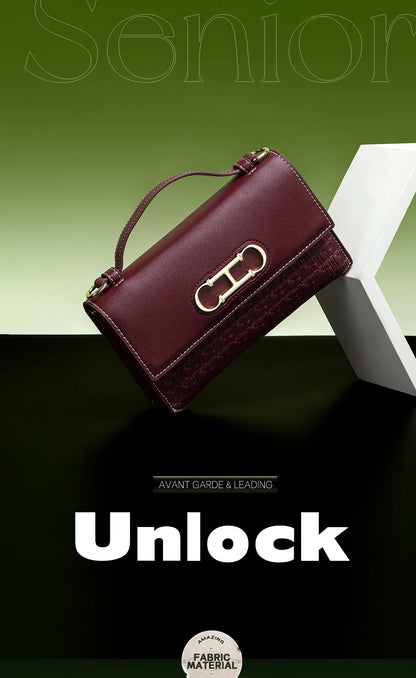 CH Crossbody Bag Brand Women's Bag Letter Print Leather Compact Elegant Handbag Tote Bag Exquisite Fashion Women's Bag