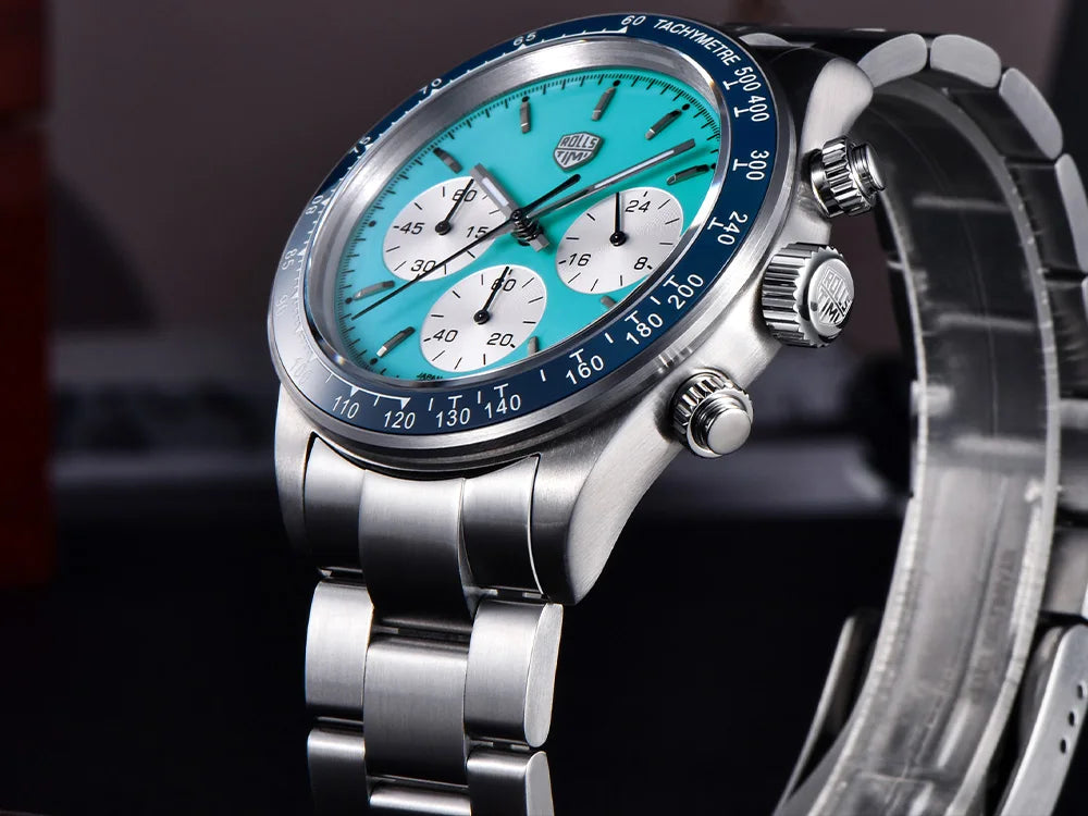 2026RollsTimi Luxury Quartz Watches men's Vk63Movt sports Chronograph men's fashion sapphire all-steel diving watch reloj hombre