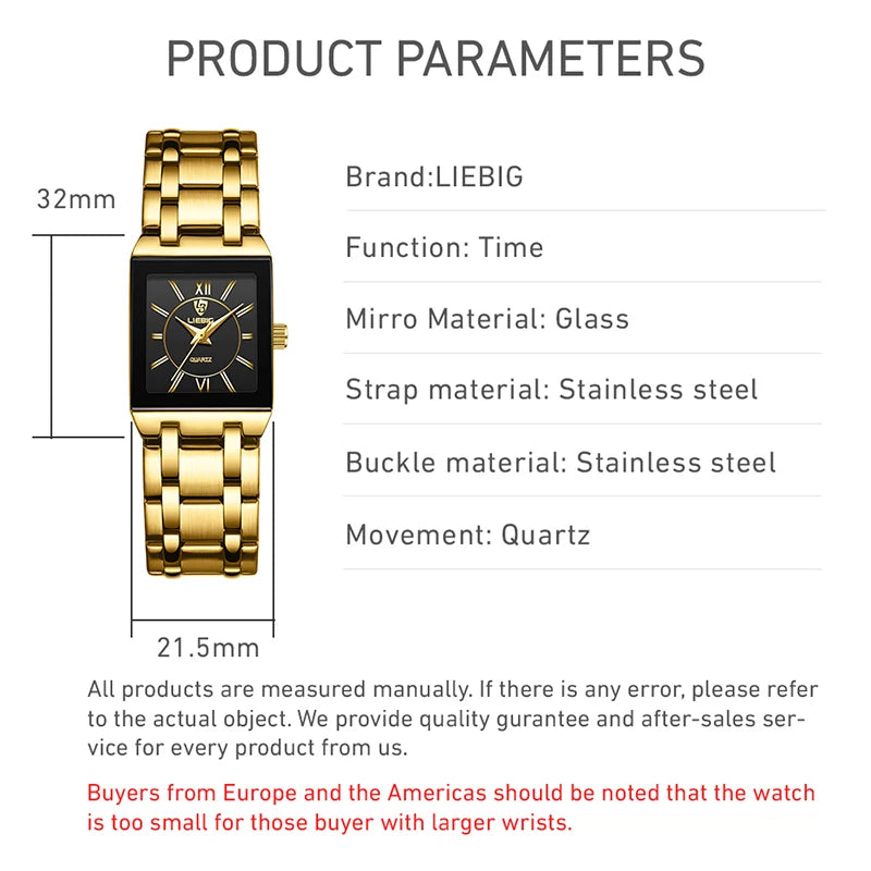 2022 Luxury Golden Quartz Wristwatches For Women Ladies Fashion 30m Waterproof Female Girl Watches Relogio Feminino Clock L1029