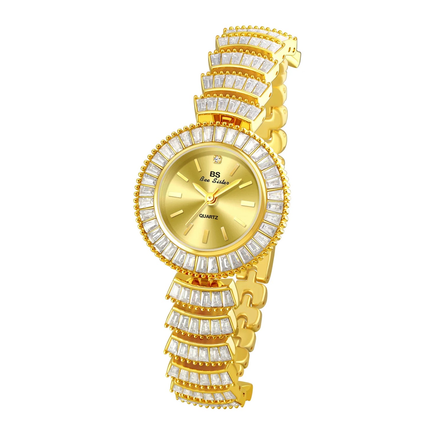 UTHAI Women Watch Light Luxury Brand Female Bracelet Exquisite Mermaid Full Diamond Waterproof Ladies Fashion Quartz Watches