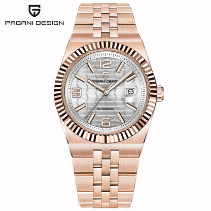 PAGANI DESIGN Watches Luxury Retro Mechanical Watches For Men Sapphire Glass New Waterproof Luminous Stainless Steel Men's Watch