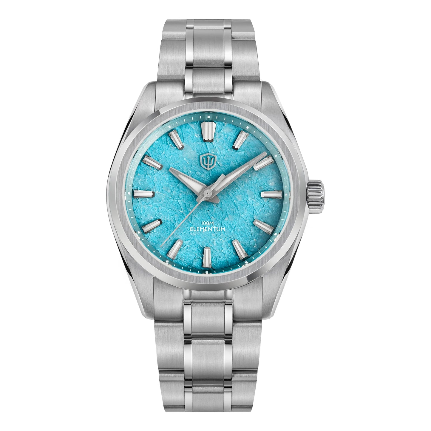 Watchdives 38mm Men Quartz Watch VH31 Sweep Seconds Movement ice Crystal Titanium Waterproof Watches WD0003B WD0003C WD0003D