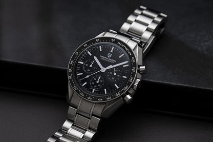 2026 New PAGANI DESIGN Gold Men's Quartz Watches Luxury VK63 Speed Sports Chronograph Watch Men AR Sapphire Ceramic Bezel Clock