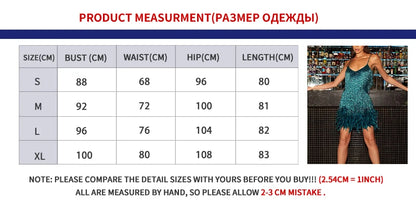2025 New Sexy Tassel Sequins Feather Mini Dress Women Spaghetti Strap Stitching Dresses Female Elegant Evening Party Club Dress