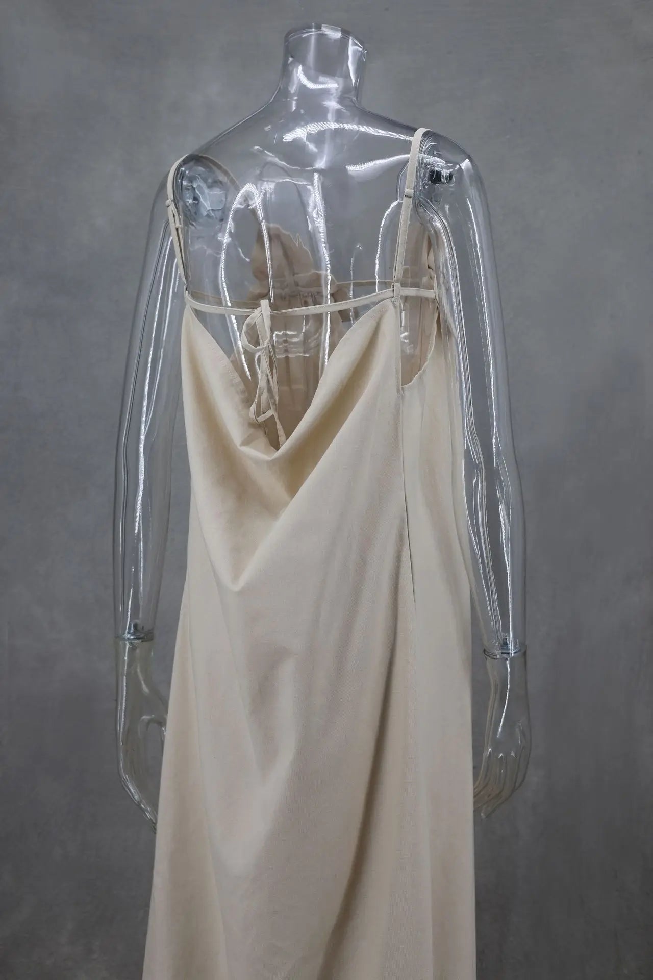 Ashgaily White Dress Women Halter Cotton Long Dress Lace Elegant Party Outfits Ladies Sexy Club Clothes