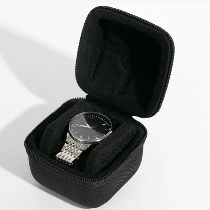 Single Watch Travel Case Fit Large And Small Watches,With Soft Watch Pillow, Hardshell And Compact Watch Box,Safe watch Storage