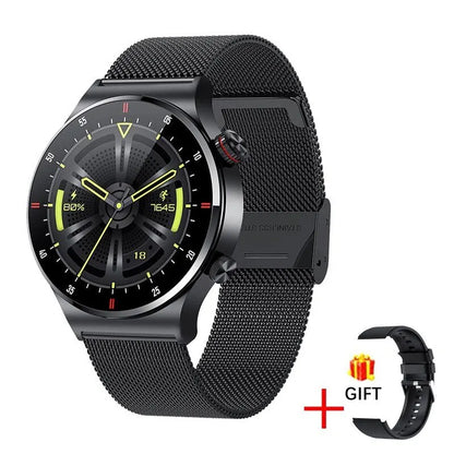 LIGE ECG+PPG Bluetooth Call Smart Watch Men 2023 Sports Bracelet NFC Waterproof Custom Watch Face Men SmartWatch For IOS Android