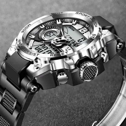 Men Military Watch Digital 50m Waterproof Wristwatch LED Quartz Clock Sport Watch Male Big Watches Men Relogio Masculino