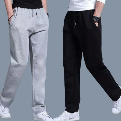New Korean Straight tube Men Casual Sports Pants Running Workout Jogging Long Pants Gym Sport Trousers for Men Jogger Sweatpants