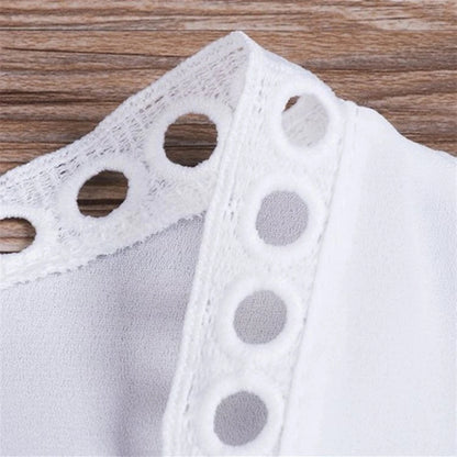 Women's Summer Dress Lady Lace Boho Beach Swimsuit Bikini Cover Up Lace-Up Long Blouse Hollow Out Sun Protection Cardigan Shawl