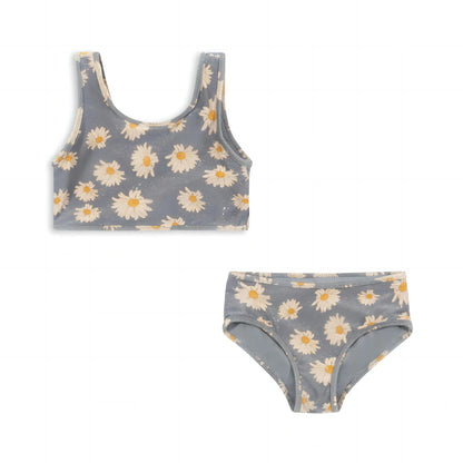 Cute Baby Girls Bikinis Set 2025 Summer Children Beach Wear Ruffle Kids Swimsuit Bathing Suit Printed Swimwear Monokini