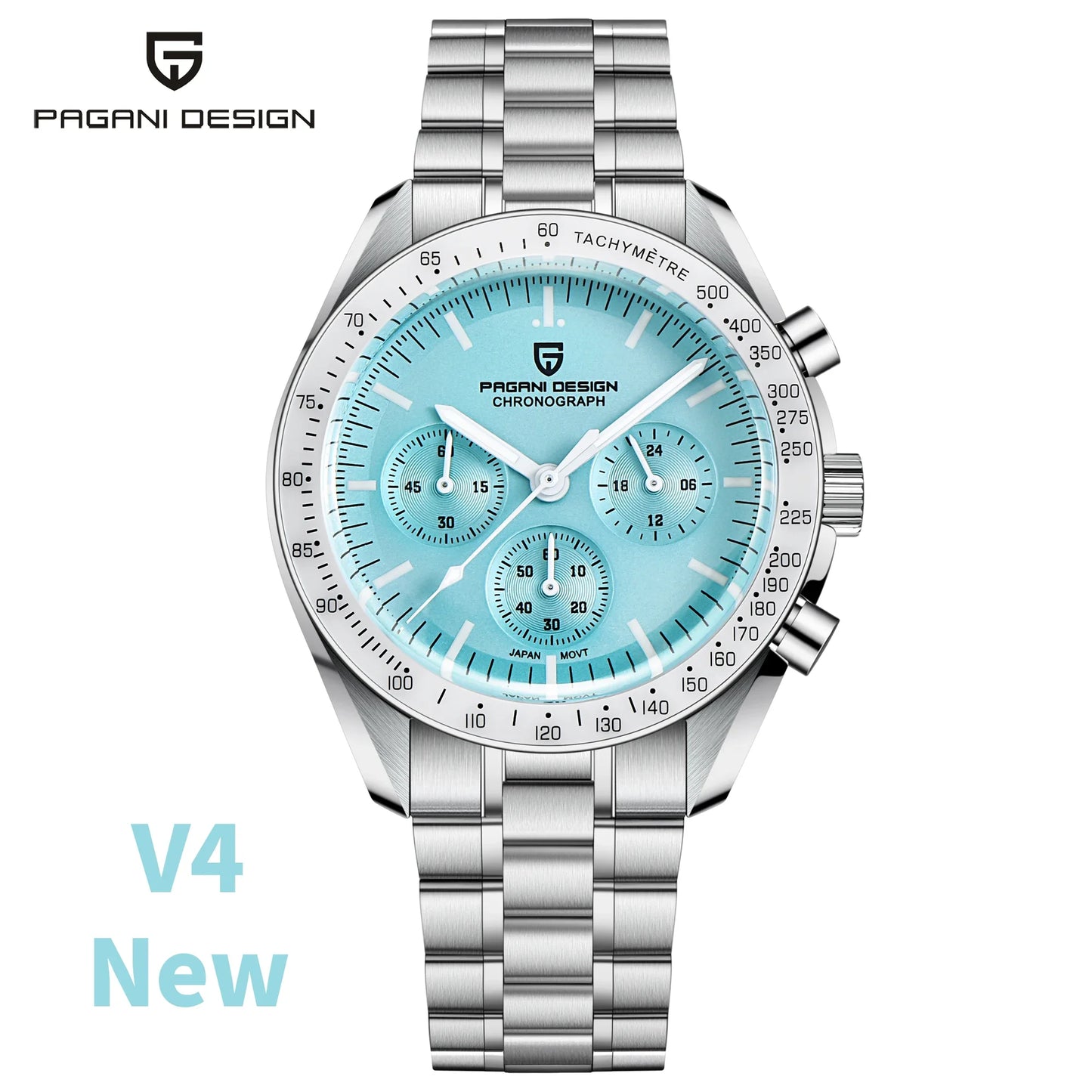 PAGANI DESIGN AK Project Mars Men's Watches Top Luxury Quartz Watch For Men AR Sapphire Speed Sport Chronograph Automatic Date