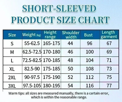 The Latest Men's Pure Cotton Washable Short-sleeved Shirt of 2025, Comfortable, Breathable and High-quality Ins Y2k