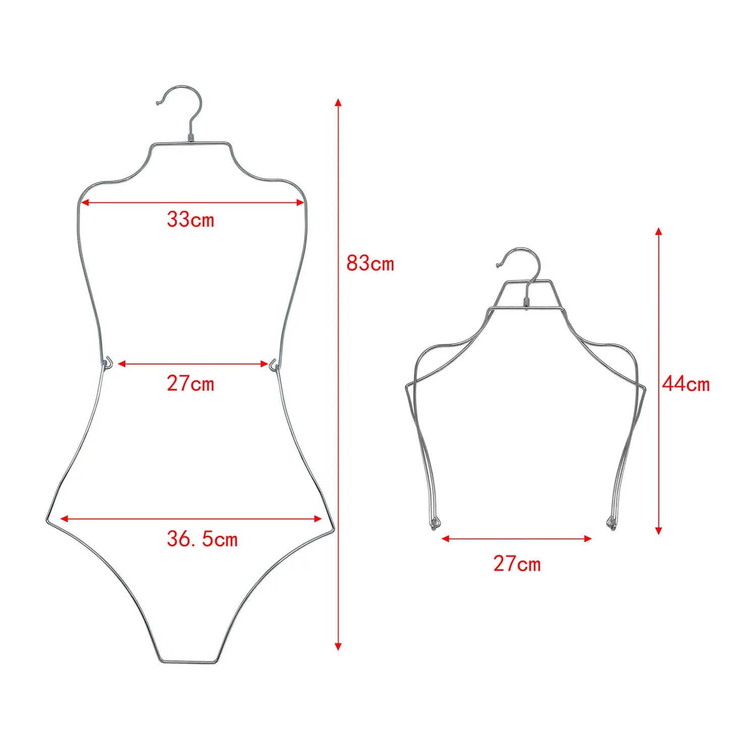 Swimsuit hanger lingerie hanger display hanger, body shape display rack bikini