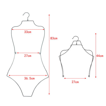 Swimsuit hanger lingerie hanger display hanger, body shape display rack bikini