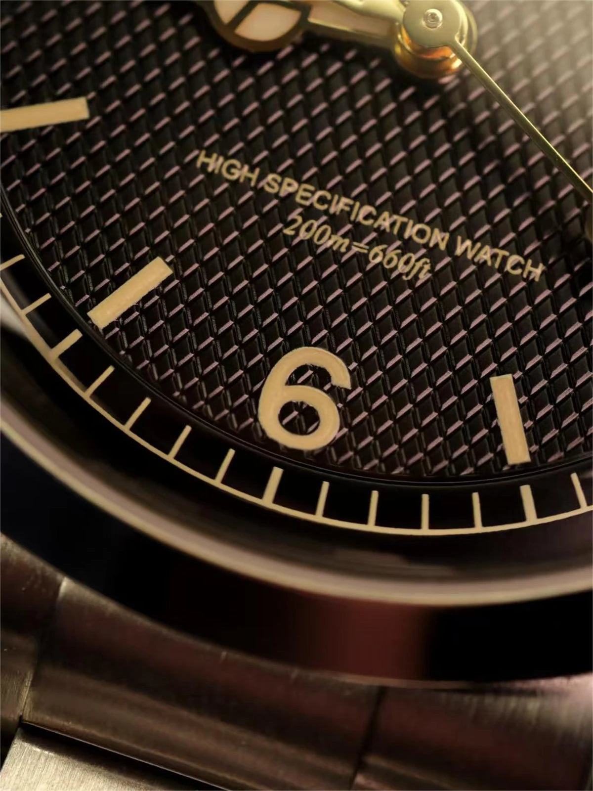 Hruodland 2025 36mm New Classic Automatic Men Dress Watches NH38 Mechanical Stainless Steel Bracelet Black Sport Wristwatch Male