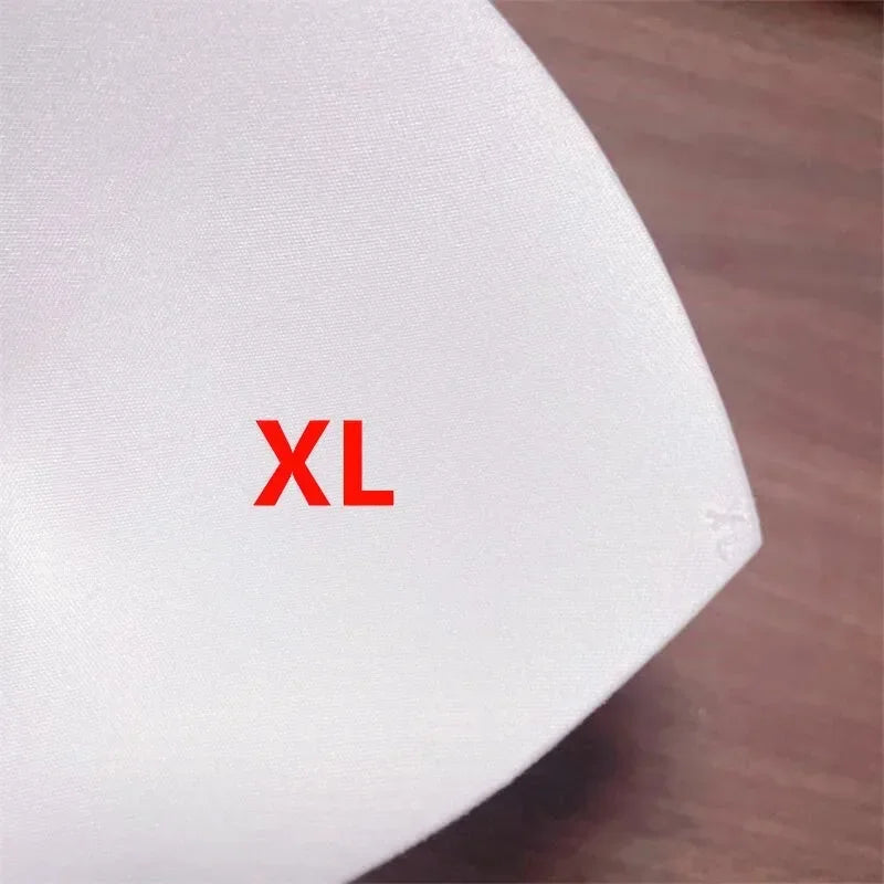 4Pair.Large Size Breathable Thin Sponge Chest Pad Soft Skin Friendly Sweat Absorbing Summer Dress Swimsuit Chest Cup