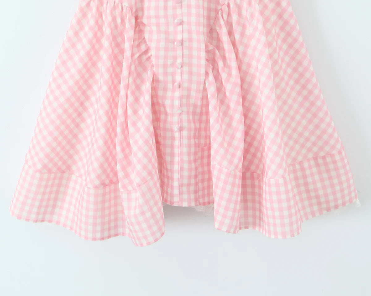 YENKYE Sweet Cute White Mini Dress For Pretty Girl Elegant A-line Bow V Neck Summer Dresses Party Robe Vacation Vestidos 2025