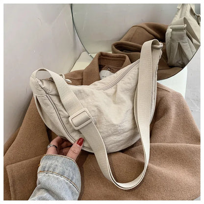 Convenient casual nylon women's crossbody bag shoulder bag large capacity handbag women's travel shopping bag women's wallet