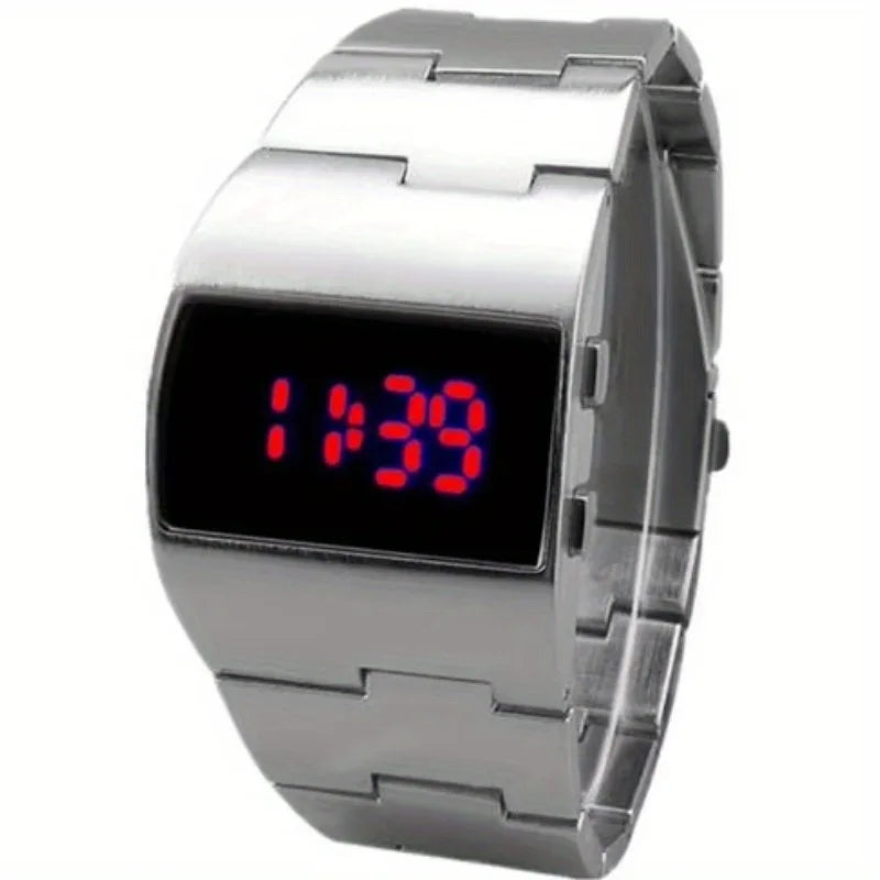New Luxury Heavy Watch Men Led Digital Watches Full Black Electronic Wristwatches Men Sport Watches Reloj Hombre Montre Homme