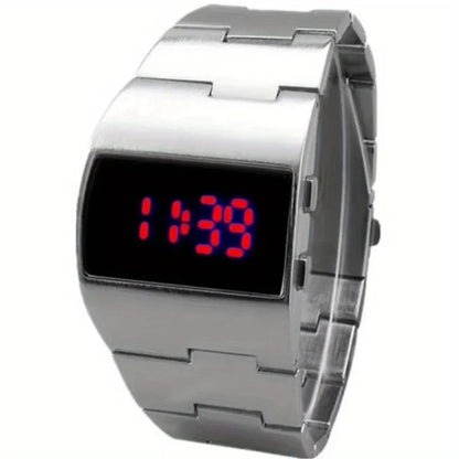 New Luxury Heavy Watch Men Led Digital Watches Full Black Electronic Wristwatches Men Sport Watches Reloj Hombre Montre Homme