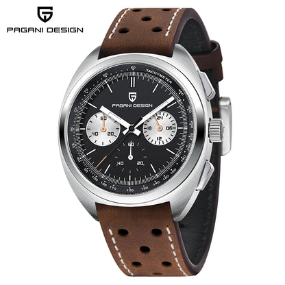 PAGANI DESIGN Men's Watches Luxury Quartz Wrist Watch For Men AR Sapphire Speed Chronograph Retro Dial Clock Reloj Hombre 2026