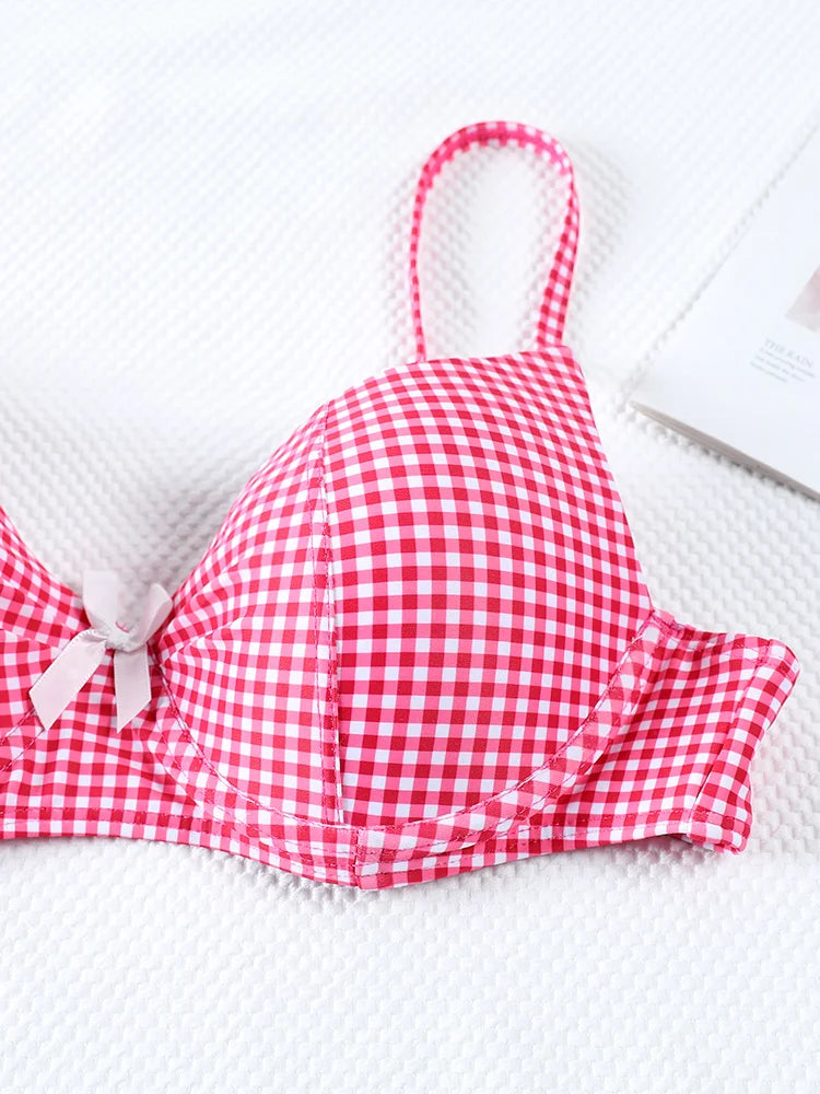 Triangle Bikinis Bow Swimsuit Women Sexy Swimwear Bandage Bikini Set Summer Biquini Female Beachwear Low Waist Thong Swimsuits