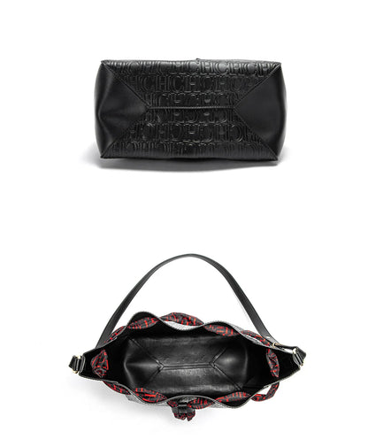 Women's Bag New Fashion Large Capacity Shopping Travel Commuting Female Bag Fashion Classic Luxury Brand Ladies PU Bucket Bags