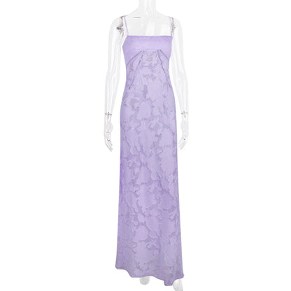Ashgaily White Dress Women Halter Cotton Long Dress Lace Elegant Party Outfits Ladies Sexy Club Clothes