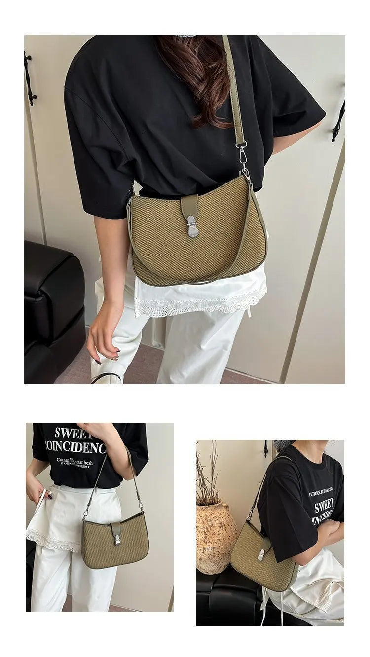 Large Capacity Diaper Bag For Women High-End Minimalist Leather Backpack Stylish Casual Unique Design Commuter