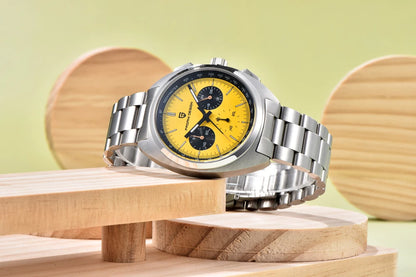 PAGANI DESIGN Panda Mens Watches Quartz Luxury Watch For Men Chronograph VK63 Wristwatches AR Sapphire Waterproof Luminous Clock