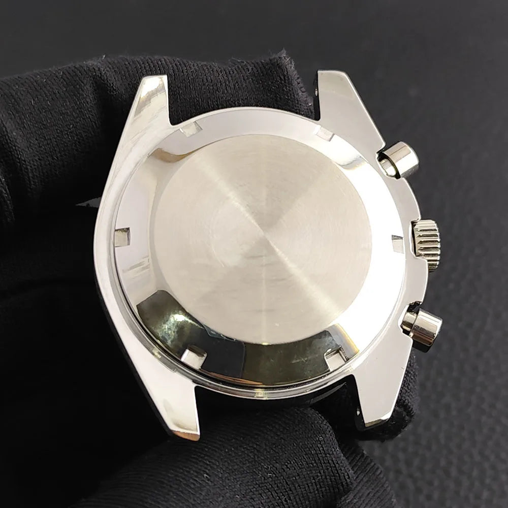 39.7mm MoonSwatch Chronograph Watches Stainless Steel Case Fit VK63 Movement Accessories Sapphire Glass Watch 20mm Strap Moon
