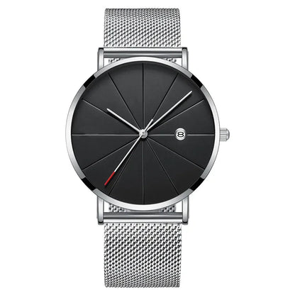 Man Watch 2025 Luxury Gold Men Watches Ultra Thin Mens Watches Stainless Steel Mesh Belt Quartz Wristwatches Horloge Mannen