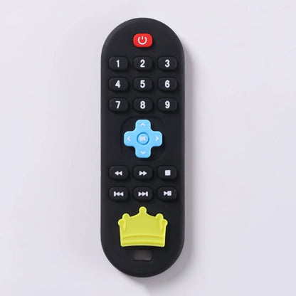 Children's Silicone Remote Control Teether Baby Oral Appetite Period Soothing Remote Control Teething Bite Gum Anti-Eating Toys