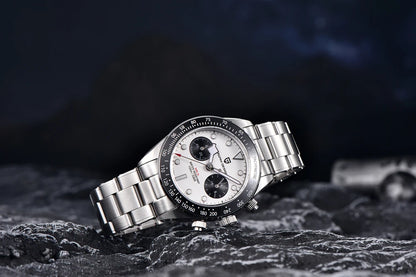 2026 New PAGANI DESIGN Panda Men's Watches Luxury Quartz Chronograph Waterproof AR Sapphire Mirror Sports Watch For Men Luminous