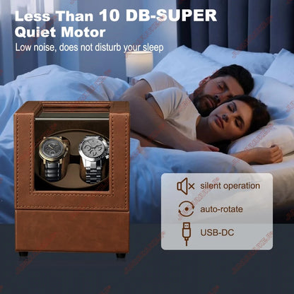 Watch Winder for Automatic Watches,Automatic Watch Winder Box with Quiet Japanese Mabuchi Motor
