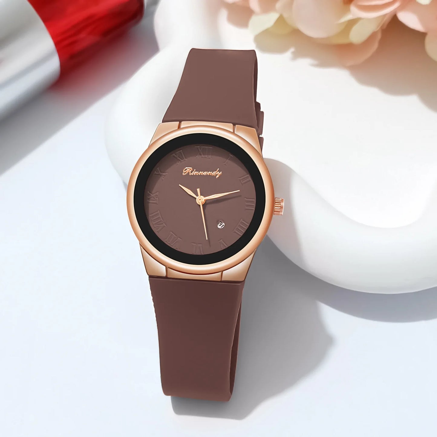 Simple Fashion Quartz Watch Silicone Strap Student Watches Minimalist Casual Women's Calendar Quartz Wristwatch Reloj Mujer