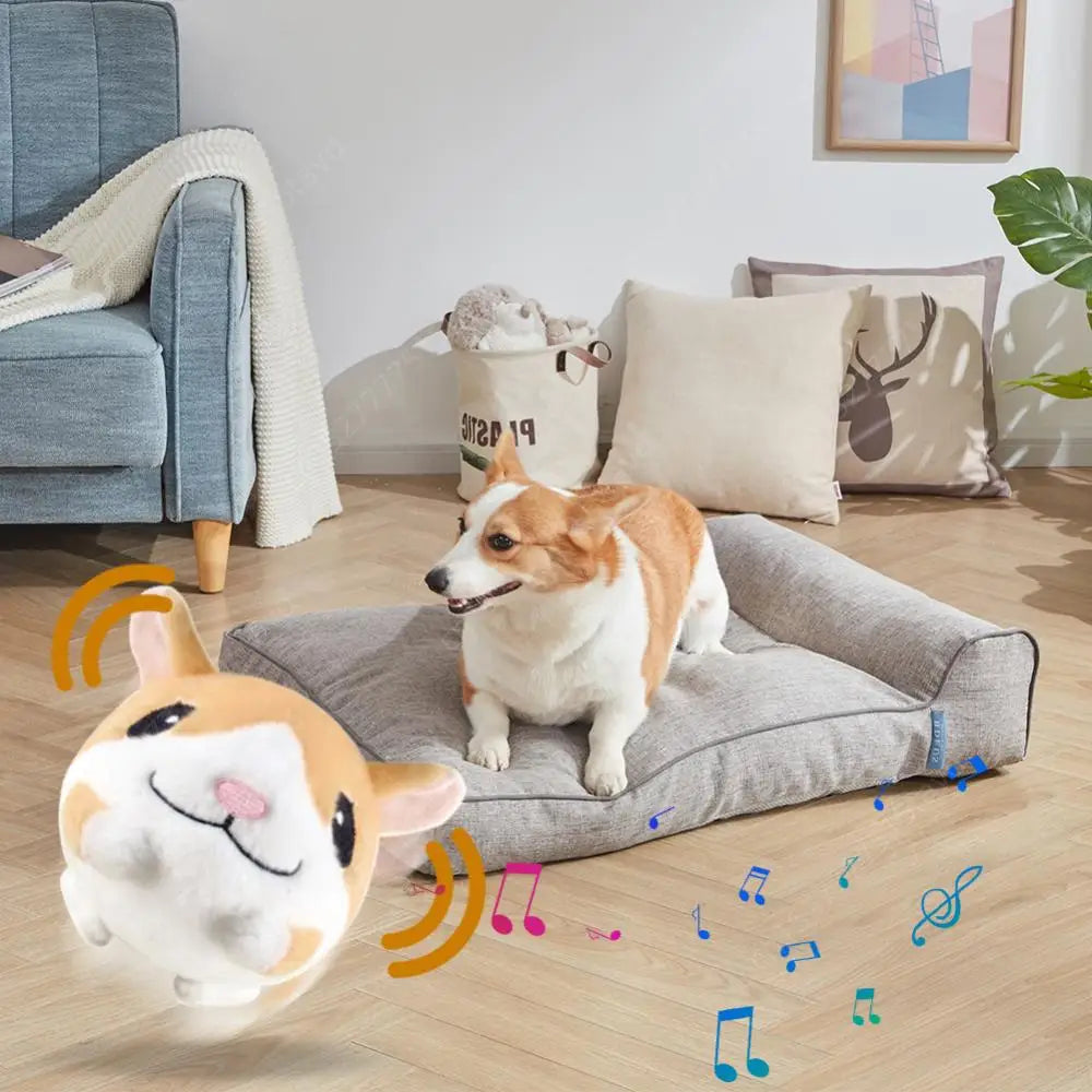 Pet Plush Doll Ball Talking Interactive Toy Accessories Bounce Pet Recreation Dog Electronic Pet Toy Dog Leisure Supplies