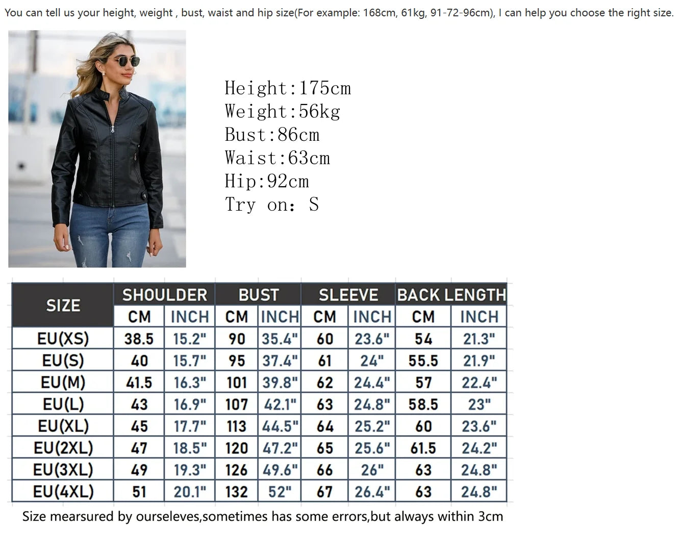 Faux Leather Jacket Women 2026 Autumn Spring Women's Moto Biker Jacket Red Black Coat Brown Purple Blue 3xl 4xl Coffee XS Beige