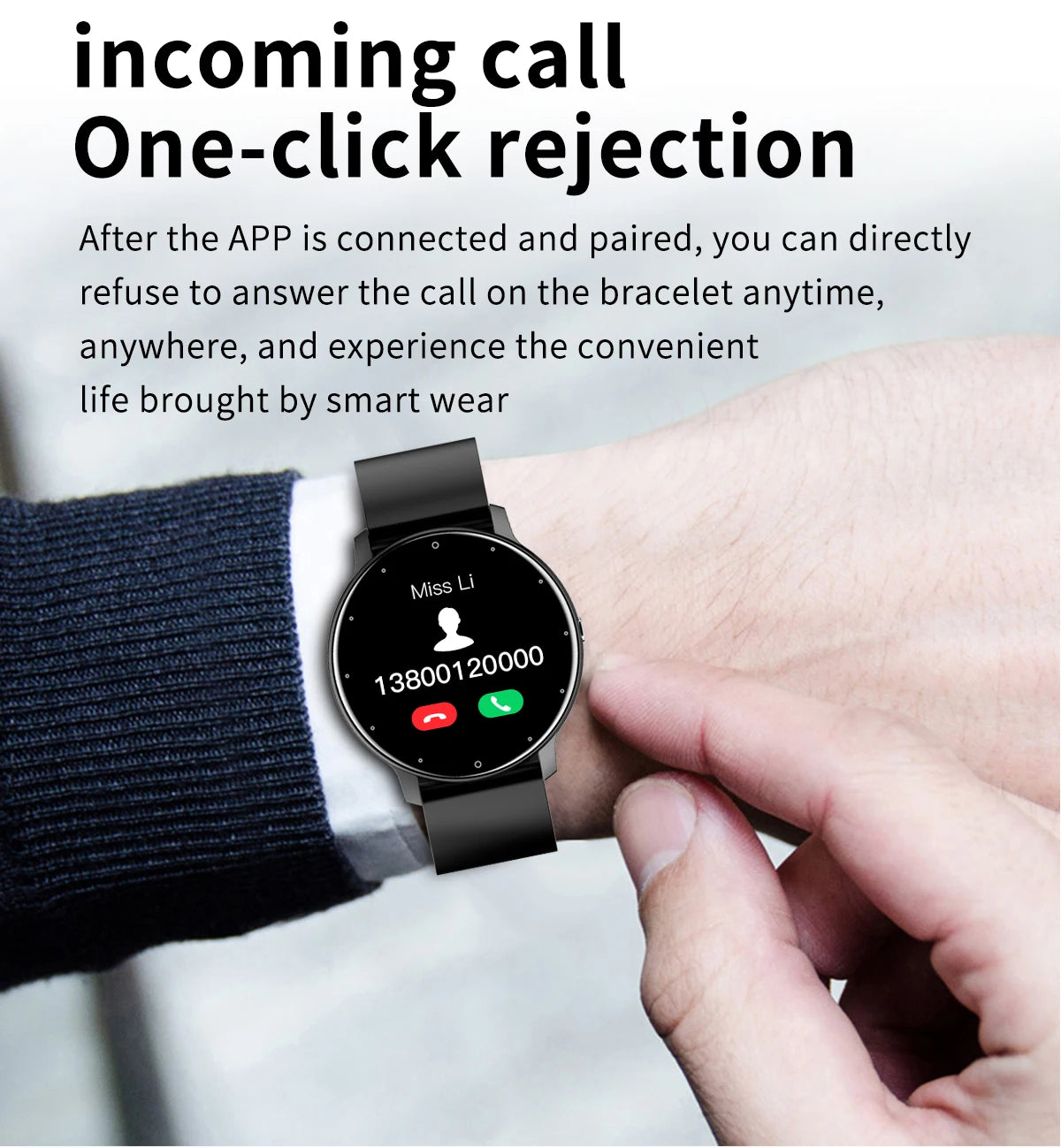 LIGE New Smart Watch Men Sports Fitness Watches Heart Rate Full Touch Screen Bluetooth Call 2026 New Ultra Light Smartwatch Men