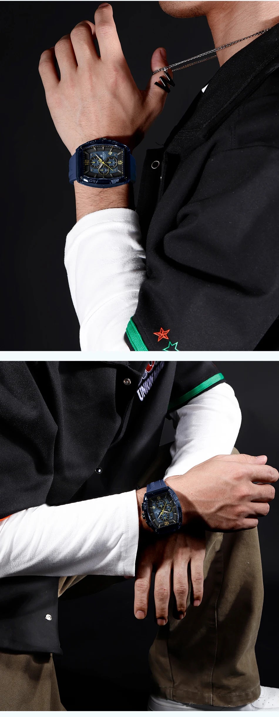 Top Brand NAVIFORCE Fashion Watches for Men Quartz Silicone Strap 50M Waterproof Date Original Man's WristWatch Reloj Hombr 2025