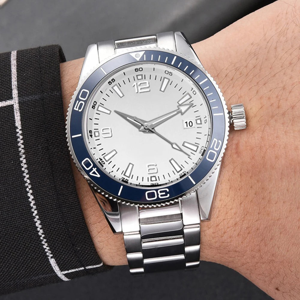 Luxury Corgeut Automatic Mens Watches Ceramic 10bar Swim Stainless Steel NH35A Watch Men Mechanical Wristwatch Relogio Masculino