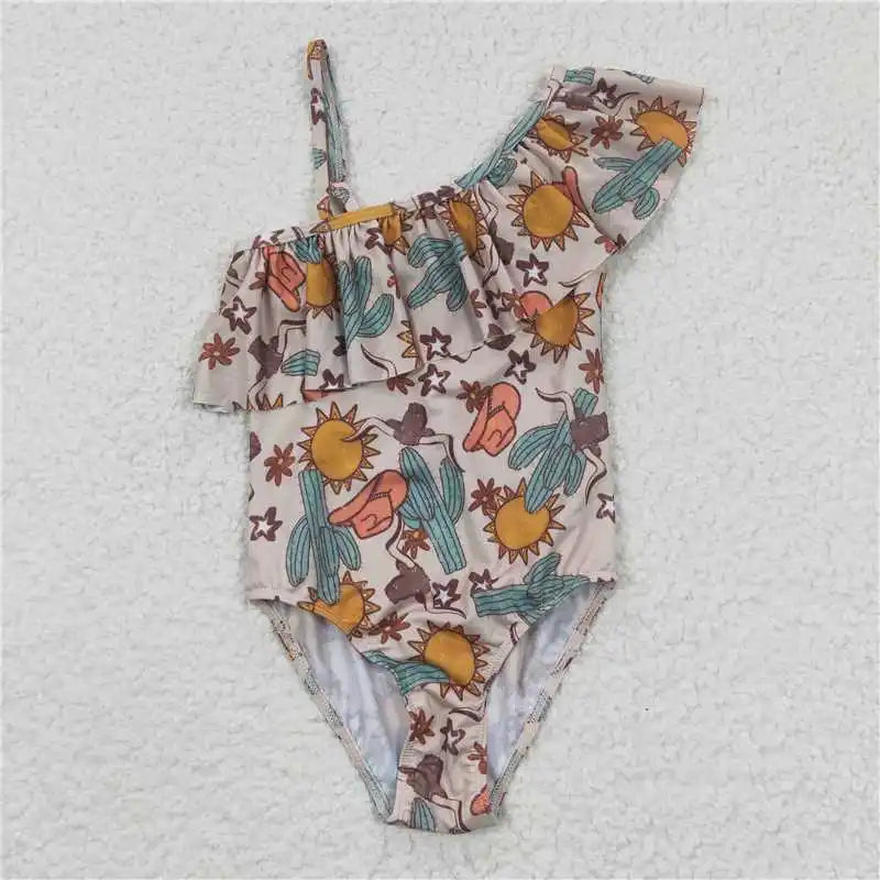 Wholesale Children Summer Grey Camo Print Swimsuit Kid Stretchy Swimwear Infant Matching Baby Boy Girl Swimming Trunks Shorts