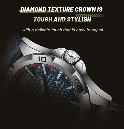 NAVIFORCE Brand Men Fashion Quartz Watches Male Leather Strap Sport Waterproof Wristwatches CalendarClock Relogio Masculino